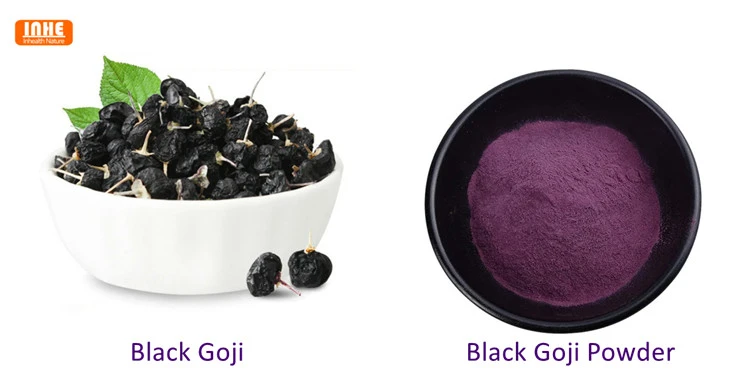 Black Goji and Black Goji Berry Powder Black Goji and Black Goji Berry Powder